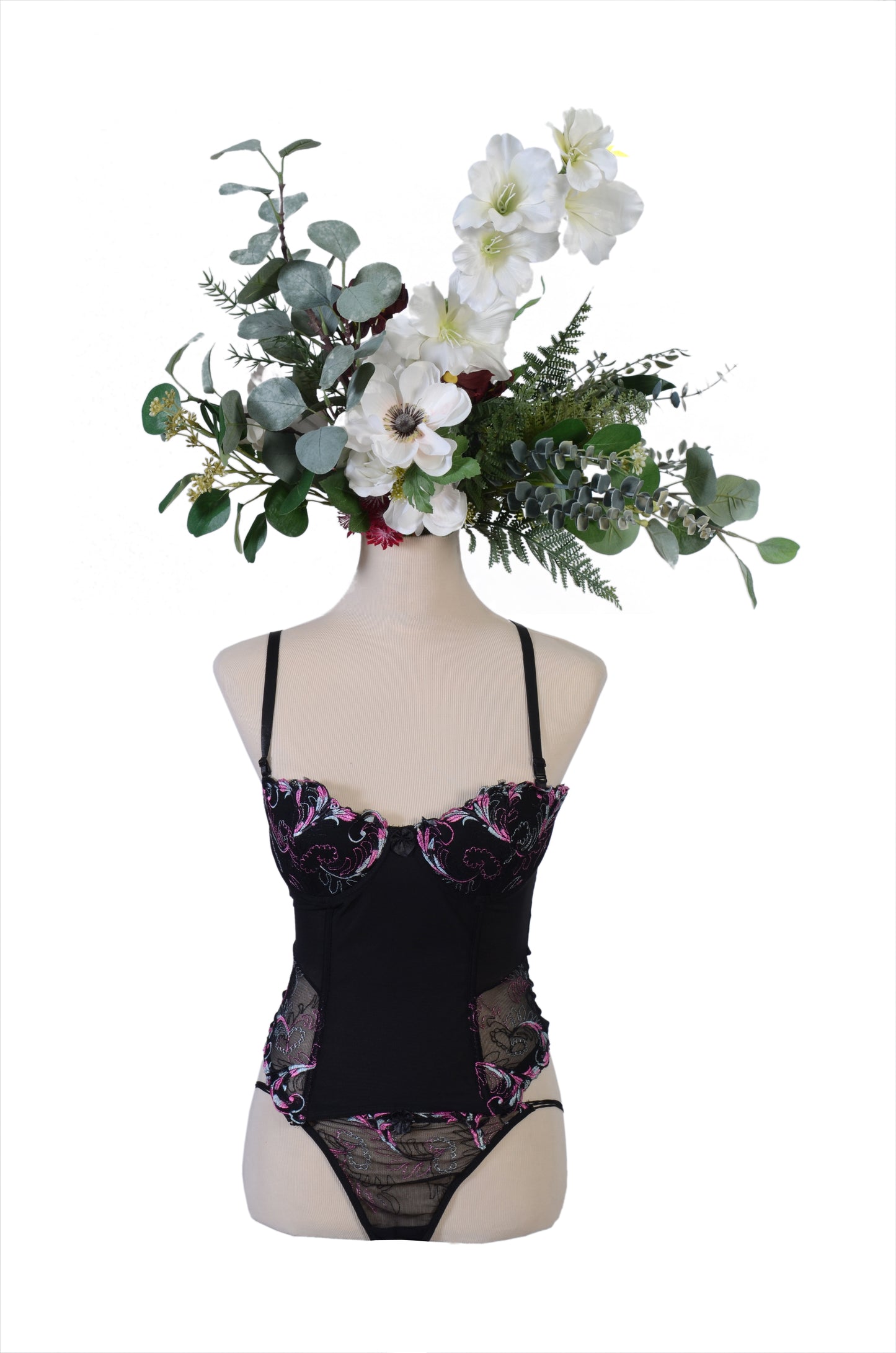 Black and Purple Corset