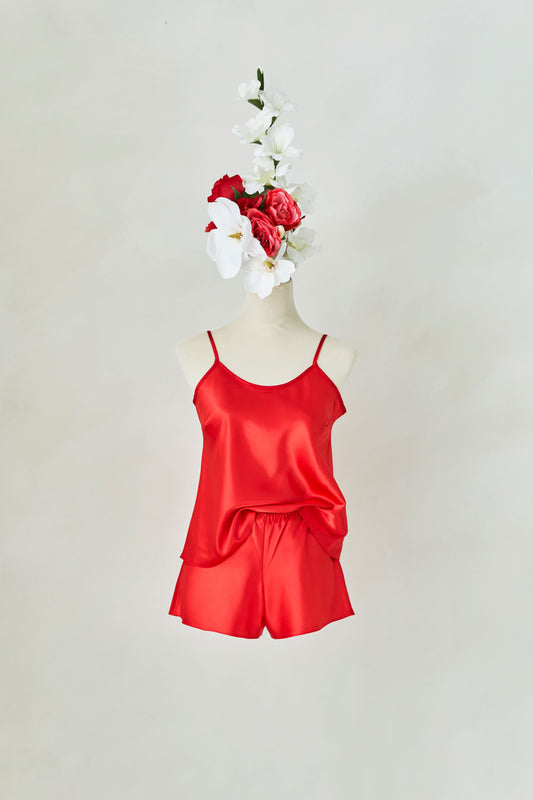 Red Cami Set